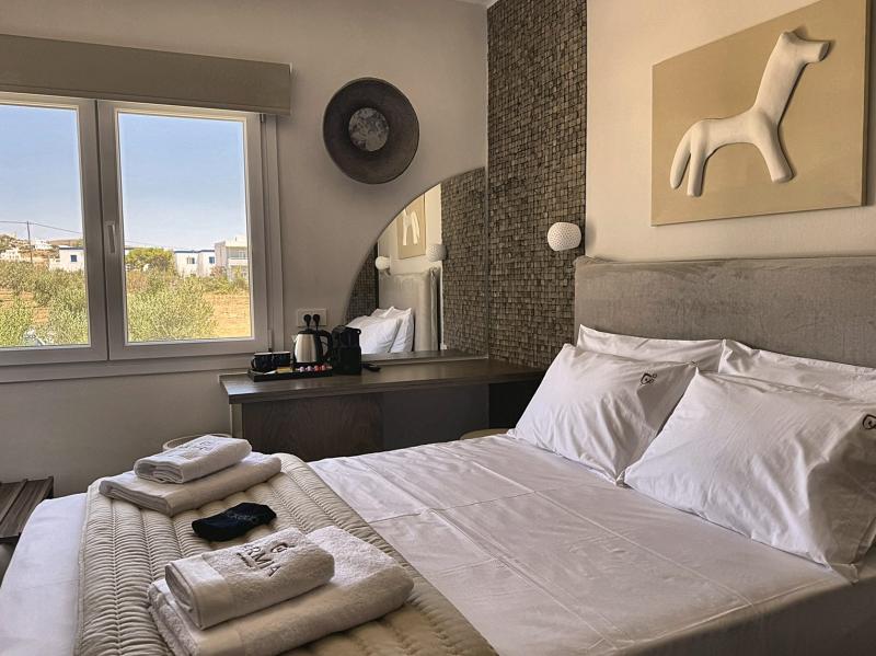 Economy Double Room with Garden View &ndash; No Balcony at Armia Experience Hotel, Vári, Sýros